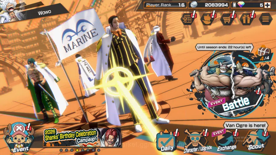 One Piece Bounty Rush Others Global | 4EX | 2MAX | Borsalino, St.Jay Saturn, Si image 1