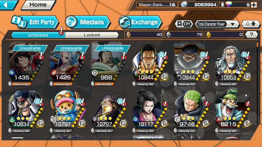 One Piece Bounty Rush Accounts Global | 4EX | 2MAX | Borsalino, St.Jay Saturn, Si image 11