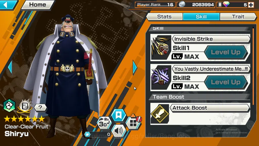 One Piece Bounty Rush Accounts Global | 4EX | 2MAX | Borsalino, St.Jay Saturn, Si image 6