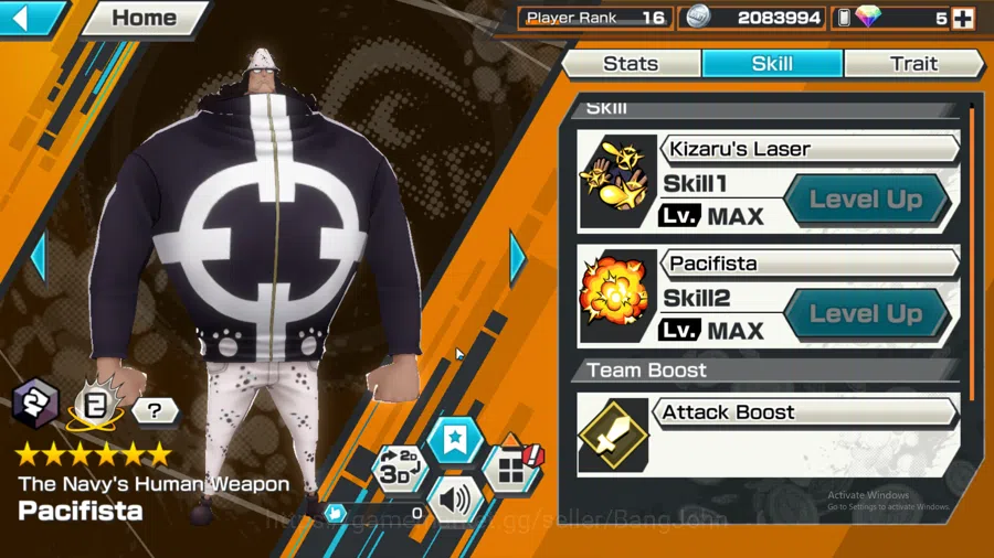 One Piece Bounty Rush Accounts Global | 4EX | 2MAX | Borsalino, St.Jay Saturn, Si image 8
