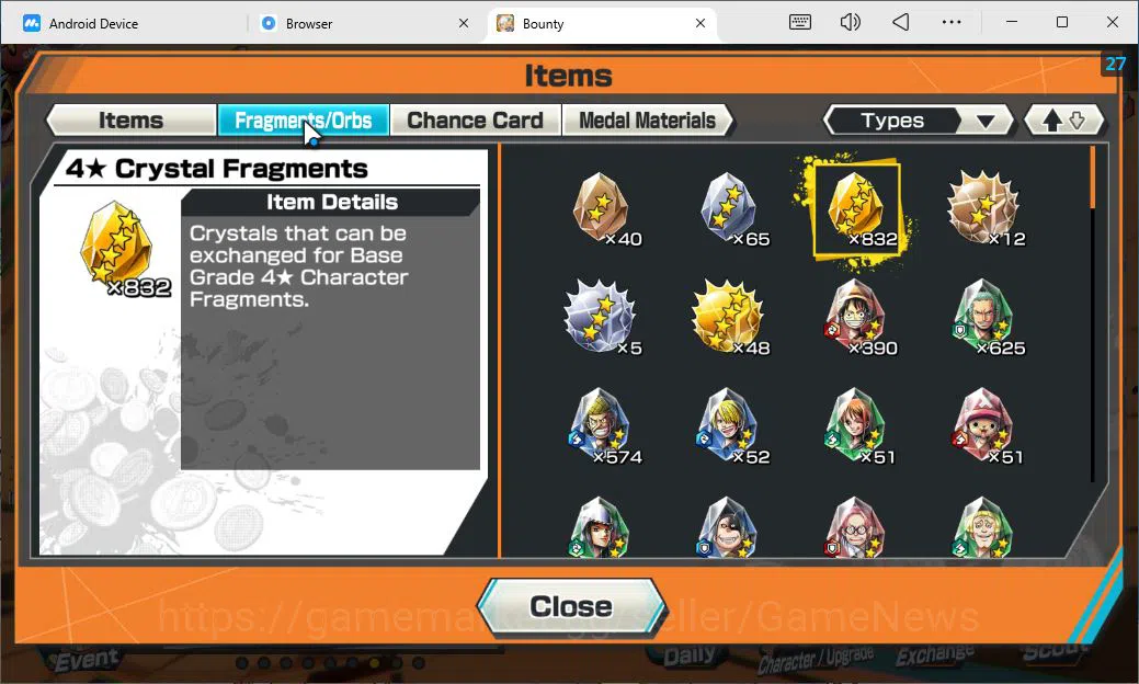 One Piece Bounty Rush Accounts Starter Global|4 EX | T5E St.Jaygarcia,KING Gol D.Roger,Raid O Roronoa Zoro,Blackbeard 9