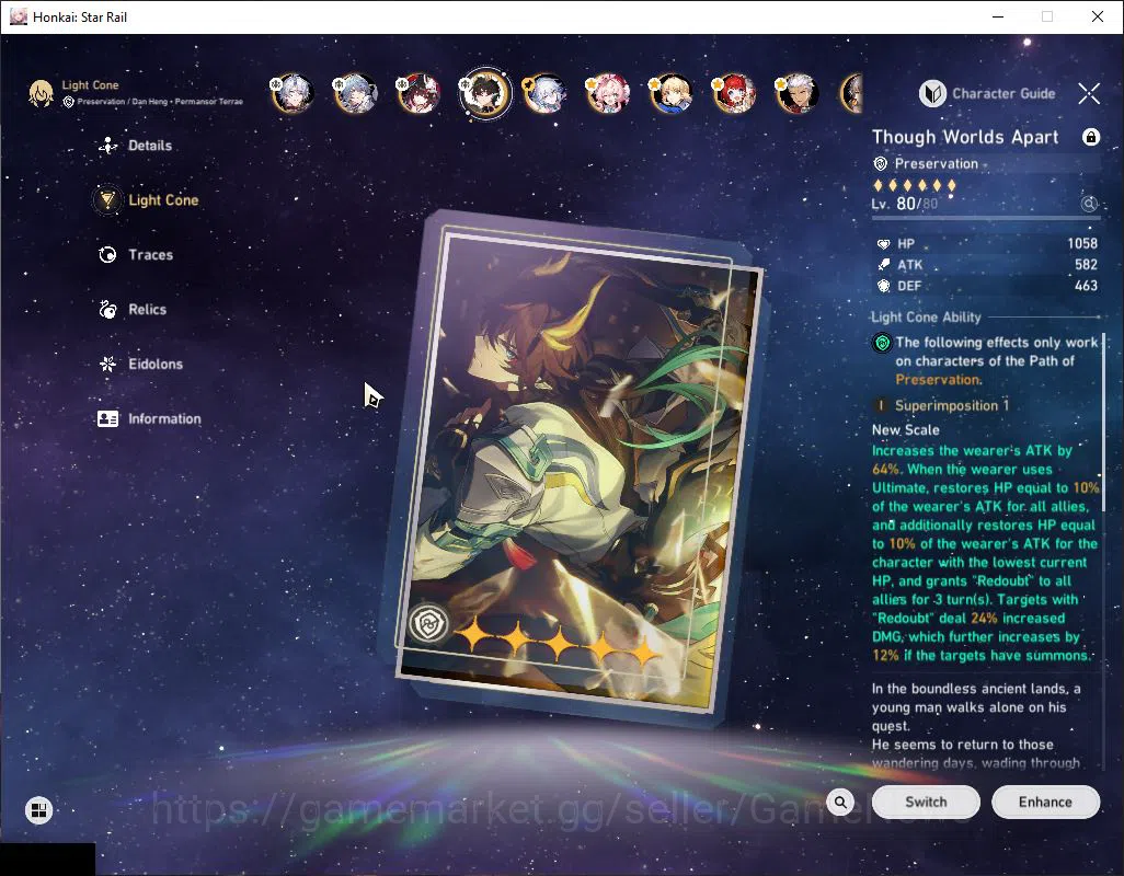 Honkai Star Rail Accounts Asia|TL 70|9 Limited|[Saber,Archer,Dante]+Sign,Spa image 6