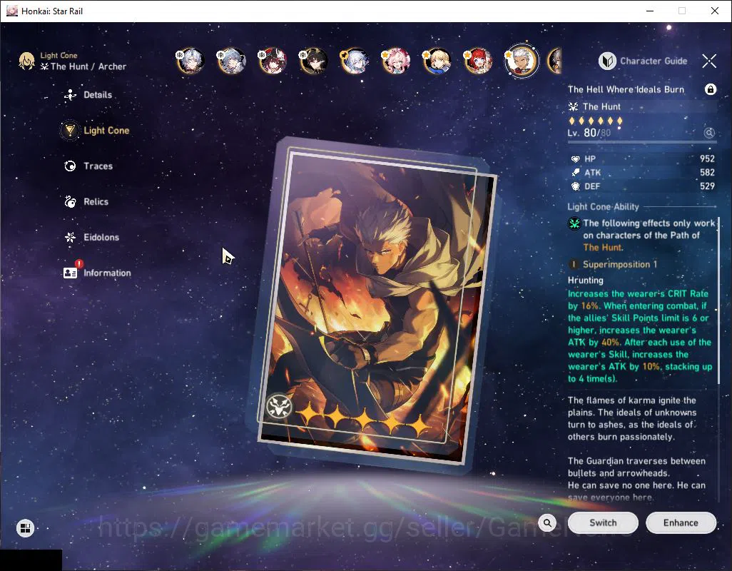Honkai Star Rail Accounts Asia|TL 70|9 Limited|[Saber,Archer,Dante]+Sign,Spa image 8