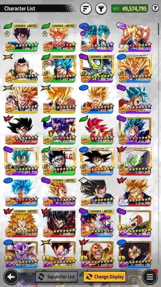 Dragon Ball Legends Accounts Android | Lv 148|49.5M Total Power|405 CC|1 LR|1 U image 13