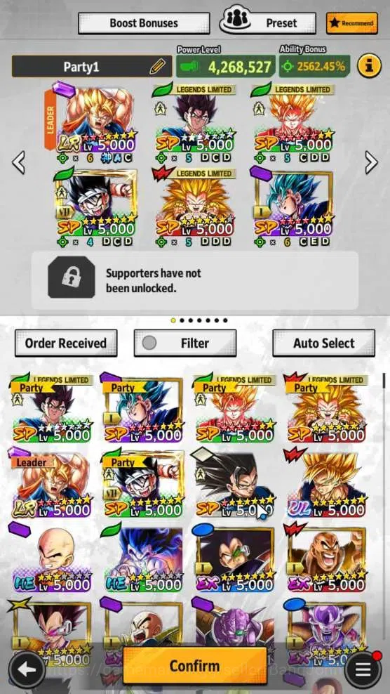 Dragon Ball Legends Accounts Android | Lv 148|49.5M Total Power|405 CC|1 LR|1 U image 15