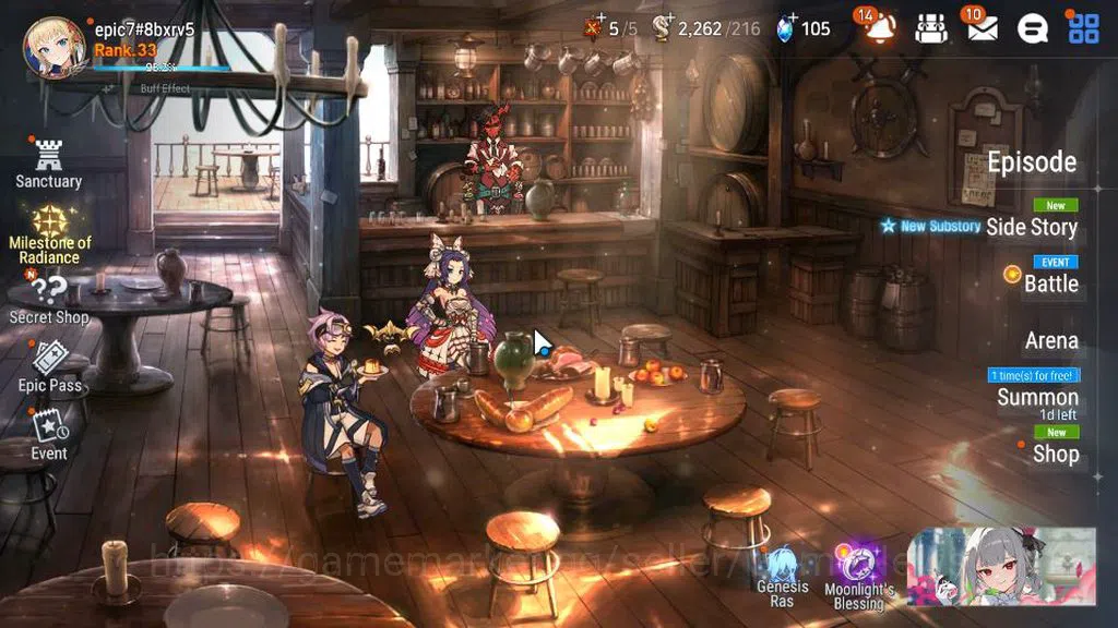 Epic Seven Accounts GLOBAL Unverif|4 ML(LOTScales,NM Luna,EW Ludwig,Da image 1