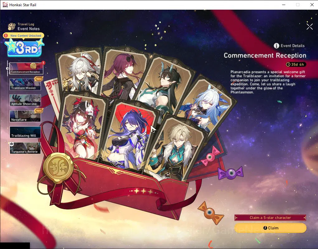 Honkai Star Rail Accounts ASIA|TL 4|Selector B5 ON+2 Golden Companion Spirit image 3