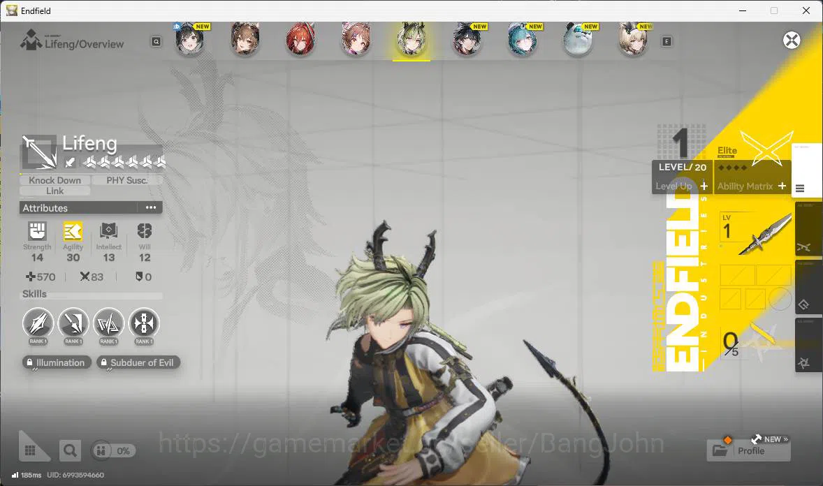 Arknights: Endfield Accounts NA | Starter, Gilberta, Ember, Ardelia, Lifeng, WP image 4