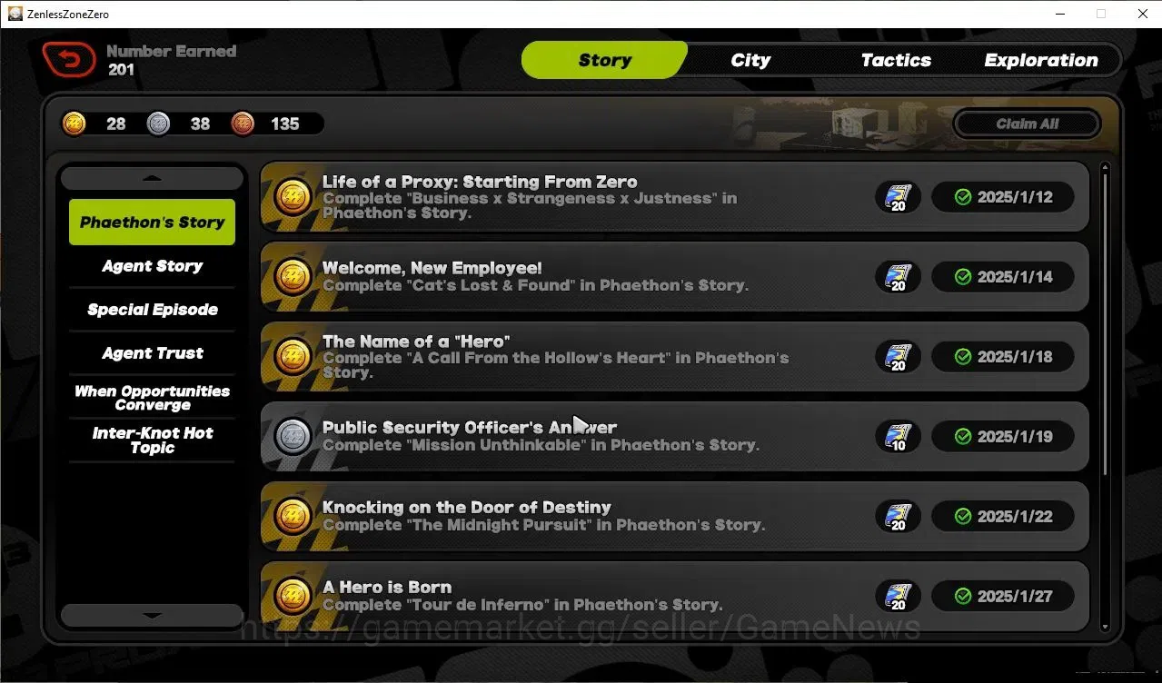 Zenless Zone Zero Accounts ASIA|IK 58|13 Limit,3 Void Hunter,3 PremTeam[(Miya image 18