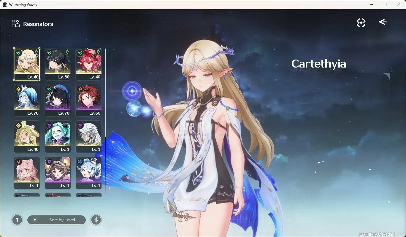 Wuthering Waves Accounts Others SEA|UL 50|Rank 6|4 Char Limited [Cartethyia Rc3]+Sign,Ciaccona,Shorekeeper,Rebecca| Mc 2
