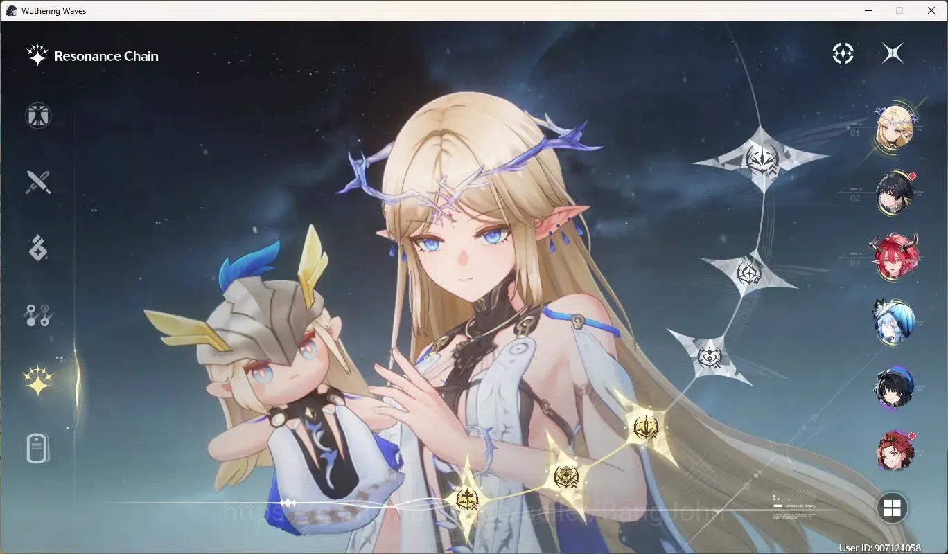 Wuthering Waves Accounts Others SEA|UL 50|Rank 6|4 Char Limited [Cartethyia Rc3]+Sign,Ciaccona,Shorekeeper,Rebecca| Mc 3