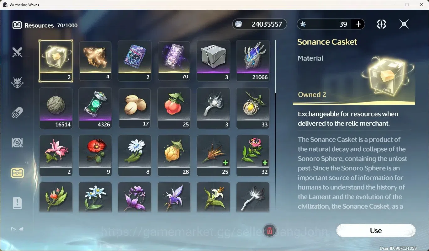 Wuthering Waves Accounts Others SEA|UL 50|Rank 6|4 Char Limited [Cartethyia Rc3]+Sign,Ciaccona,Shorekeeper,Rebecca| Mc 9