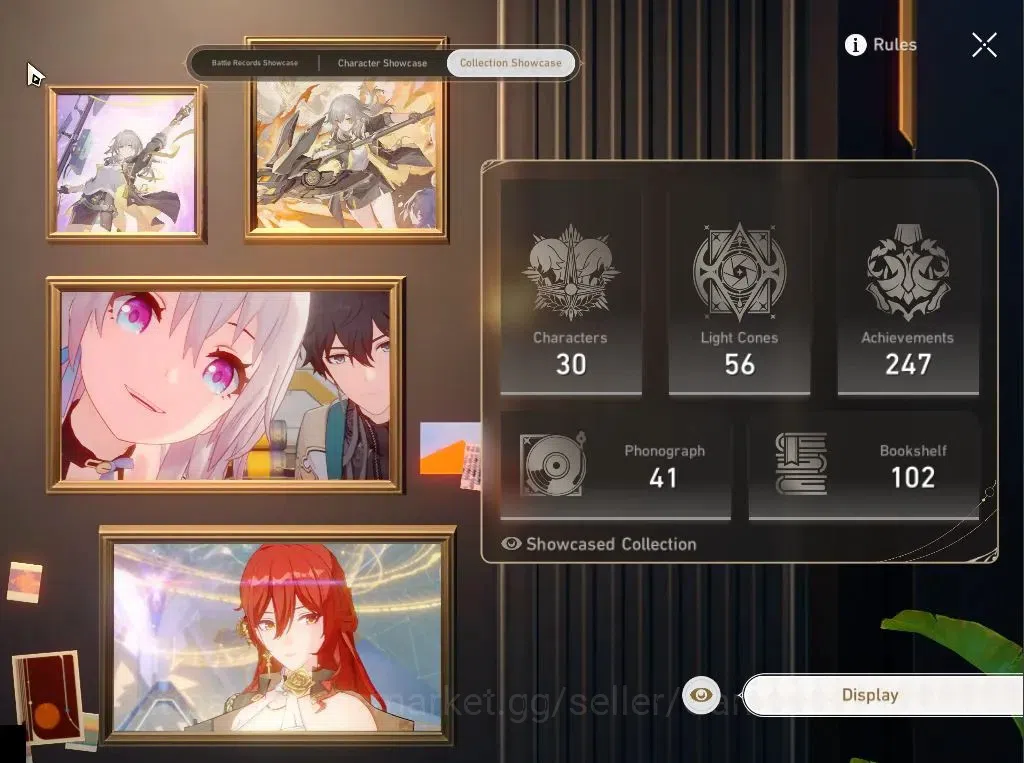 Honkai Star Rail Accounts Asia|TL 44|7 Limited|1 PremTeam|(SW LV999)+Sign,Ya image 3