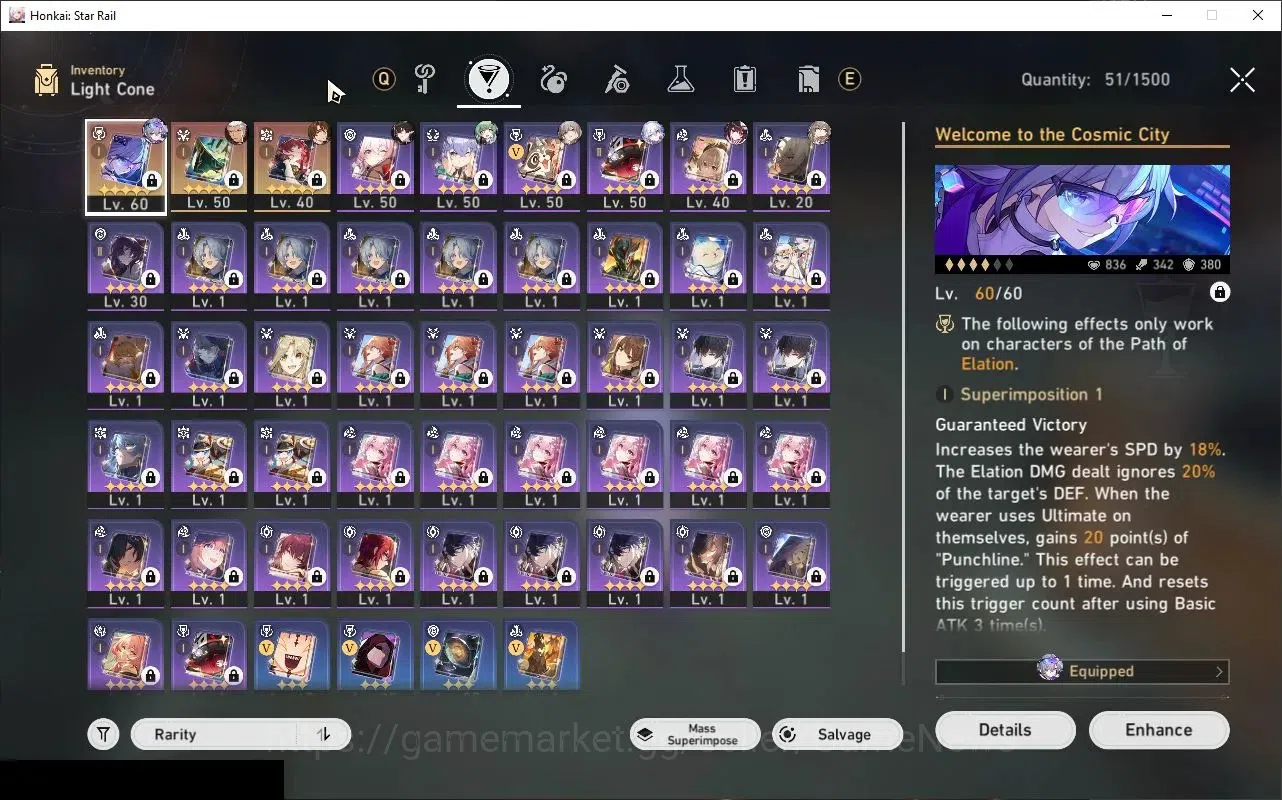 Honkai Star Rail Accounts Asia|TL 44|7 Limited|1 PremTeam|(SW LV999)+Sign,Ya image 5