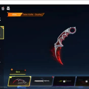Blood Strike Accounts Rare Skin ASIA|ULTRA MELEE Talon Knife Scythe|Ultra Spike Twilight Baron|Legendary M4A1