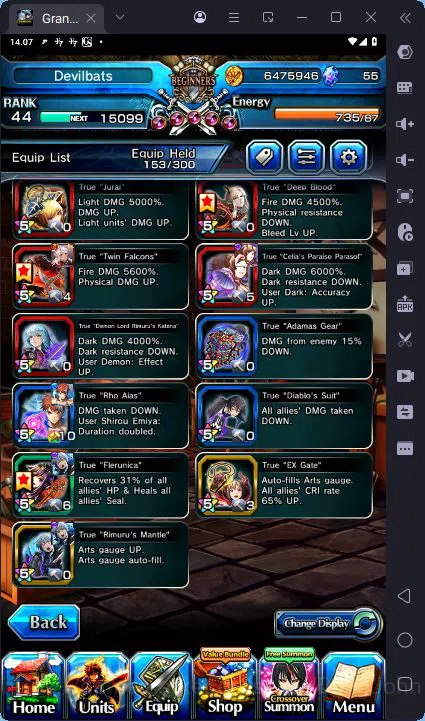 Grand Summoners Accounts [GLOBAL] Rank 44 | 8 Ascend | Shirou Emiya | Chloe image 2
