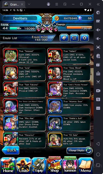Grand Summoners Accounts [GLOBAL] Rank 44 | 8 Ascend | Shirou Emiya | Chloe image 3