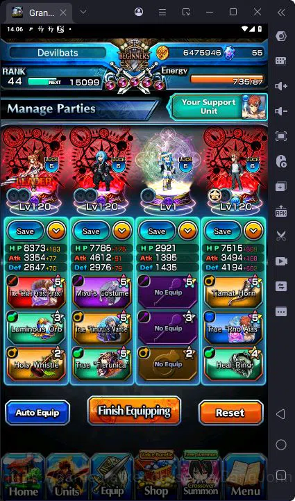 Grand Summoners Accounts [GLOBAL] Rank 44 | 8 Ascend | Shirou Emiya | Chloe image 5