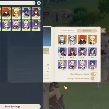 Genshin Impact Accounts Starter ASIA|AR 25|Rate On|1 Limited (Ineffa) + Std (Diluc & Mizuki)|Reuni On|Low Quest & Map|All
