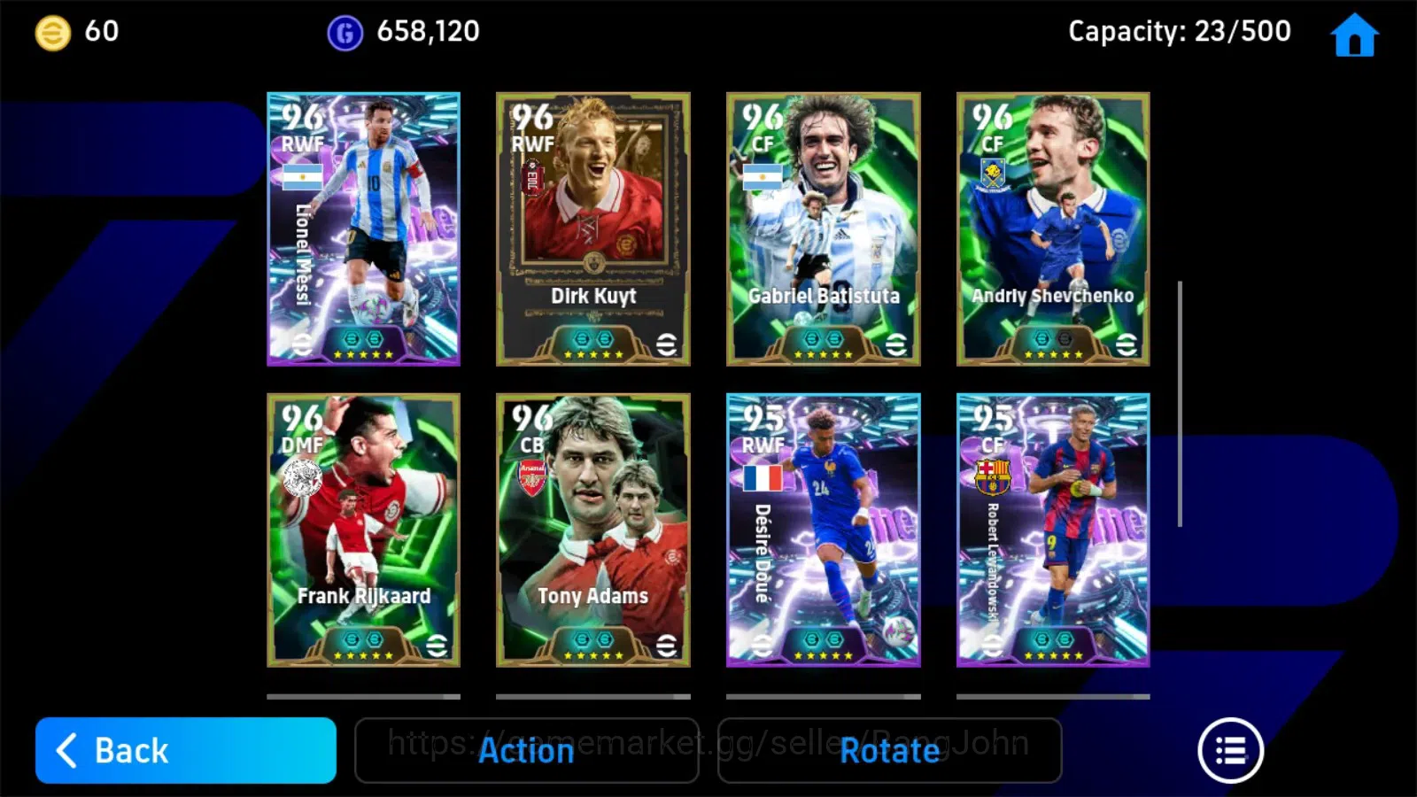 eFootball Accounts Android|PW 3176|Epic Totti,Matthäus,Van Basten,Kah image 2