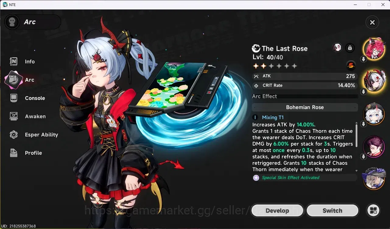 Neverness to Everness Accounts EU | Lv 26 |4 S-Class (Lacrimosa A2+Gilded Outfit+ image 3