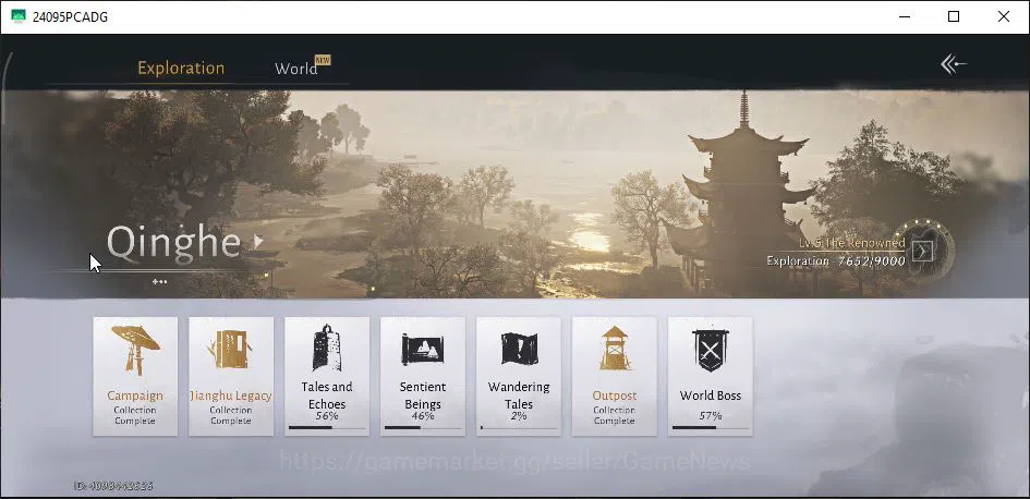 Where Winds Meet Accounts GLOBAL|Lv 90|GS 26K|Abyss Conq|Dominant Breath,Lea image 8
