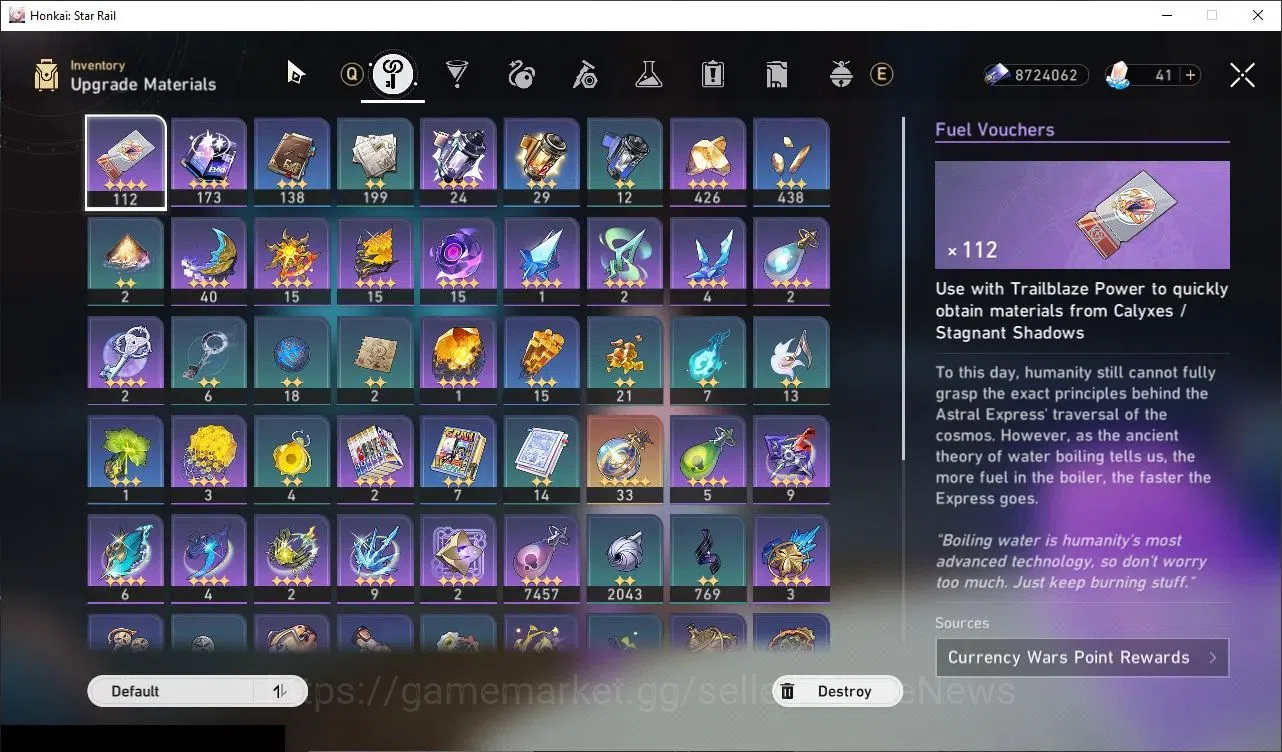 Honkai Star Rail Accounts Others Asia|TL 70|24 Limited|3 PremTeam|(Castorice,Cyrene,Hyacine,Sparkle)+Sign, Evanescia,The 12