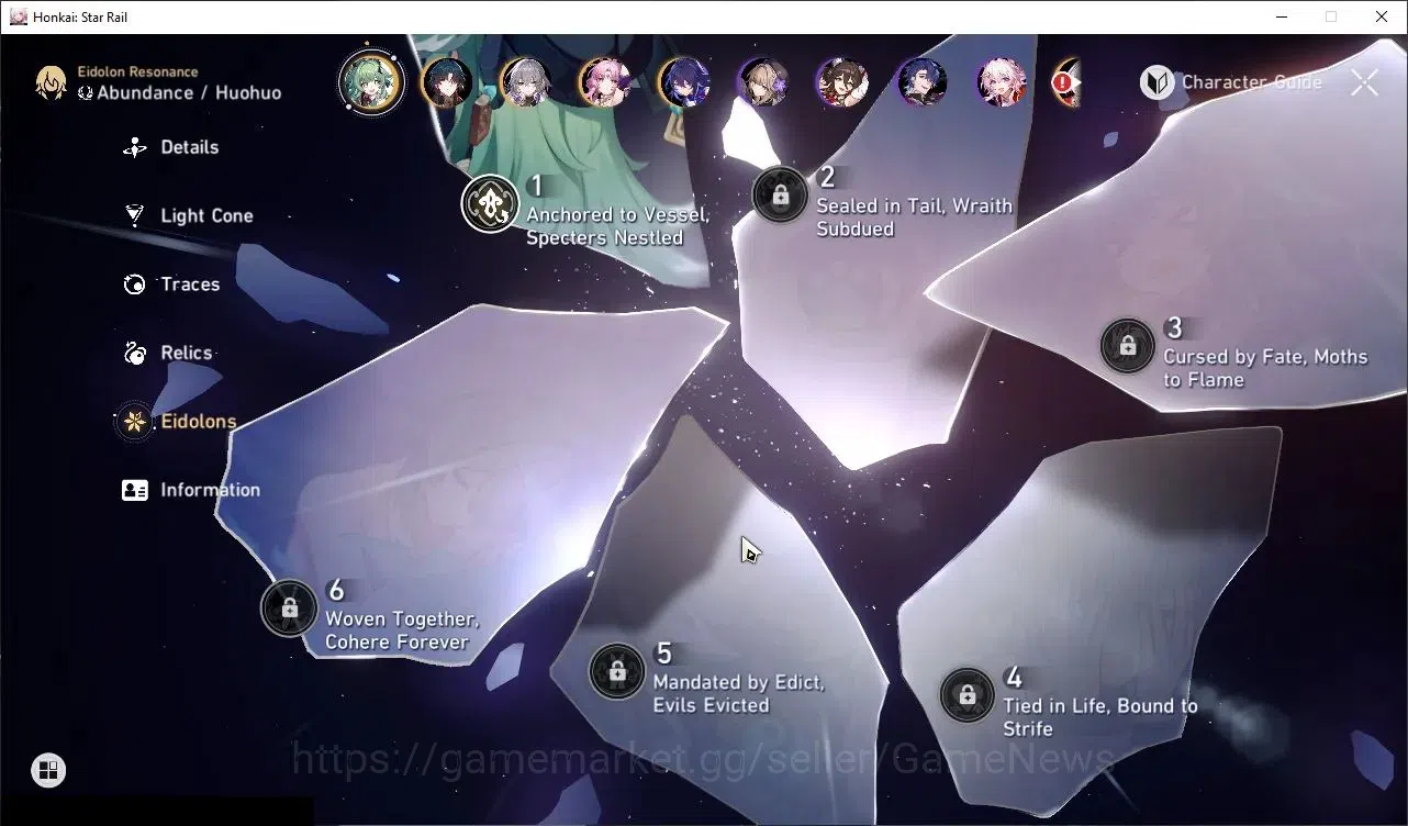 Honkai Star Rail Accounts Others Asia|TL 70|24 Limited|3 PremTeam|(Castorice,Cyrene,Hyacine,Sparkle)+Sign, Evanescia,The 7