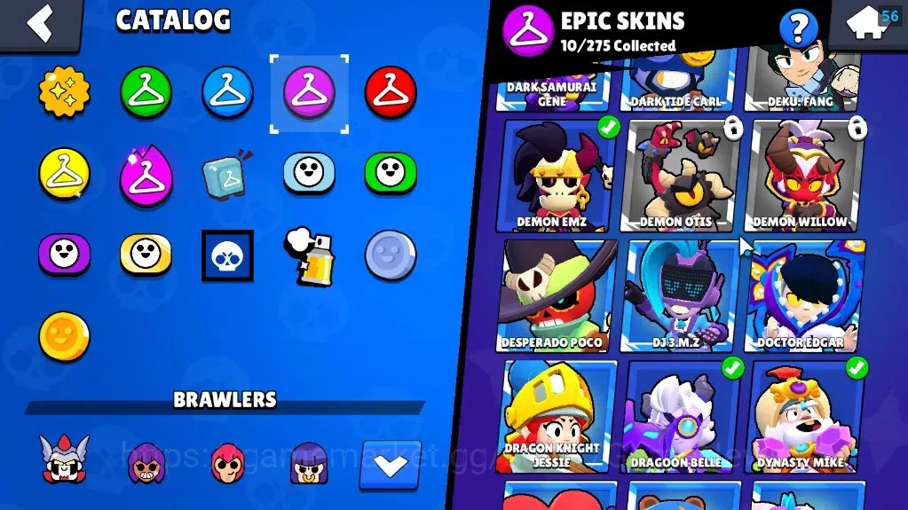 Brawl Stars Accounts 3170 Trophy|36 Brawlers 5 Max Lvl Emz,Belle,Damian image 16