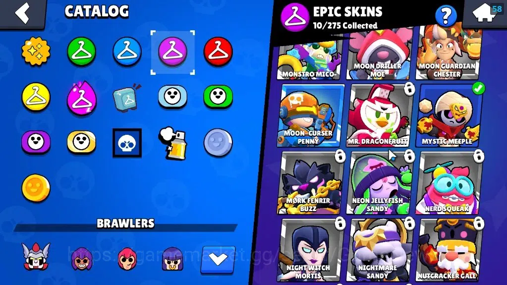 Brawl Stars Accounts 3170 Trophy|36 Brawlers 5 Max Lvl Emz,Belle,Damian image 19
