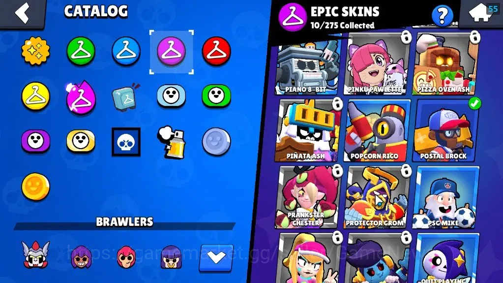 Brawl Stars Accounts 3170 Trophy|36 Brawlers 5 Max Lvl Emz,Belle,Damian image 20