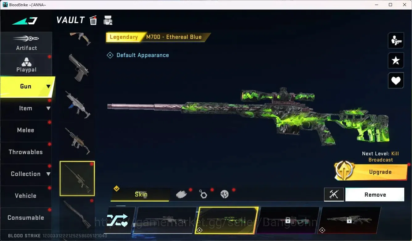 Blood Strike Accounts ASIA | Collab AK47-Sacred Axe Rhitta | Legendary M image 16
