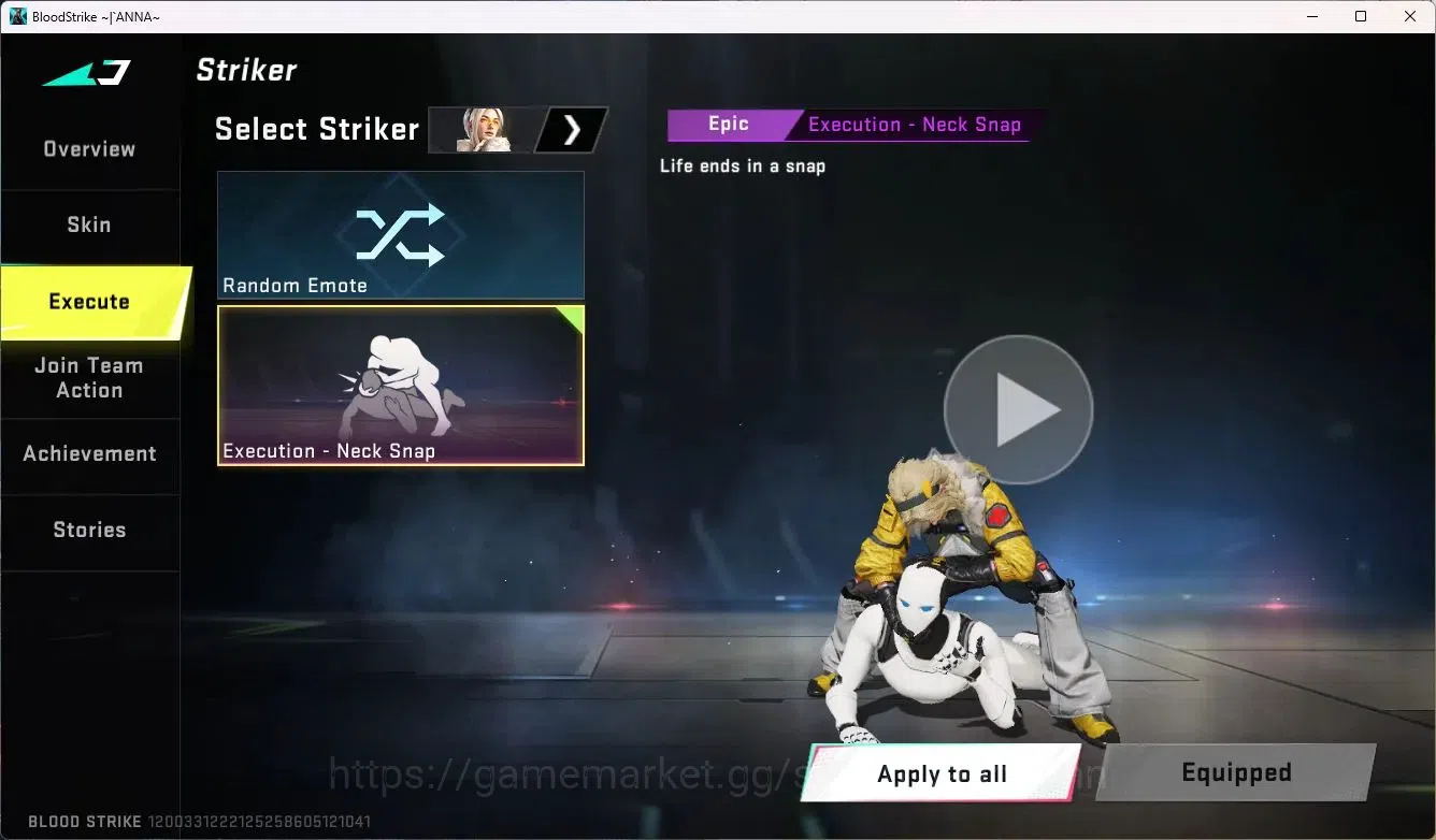 Blood Strike Accounts ASIA | Collab AK47-Sacred Axe Rhitta | Legendary M image 5