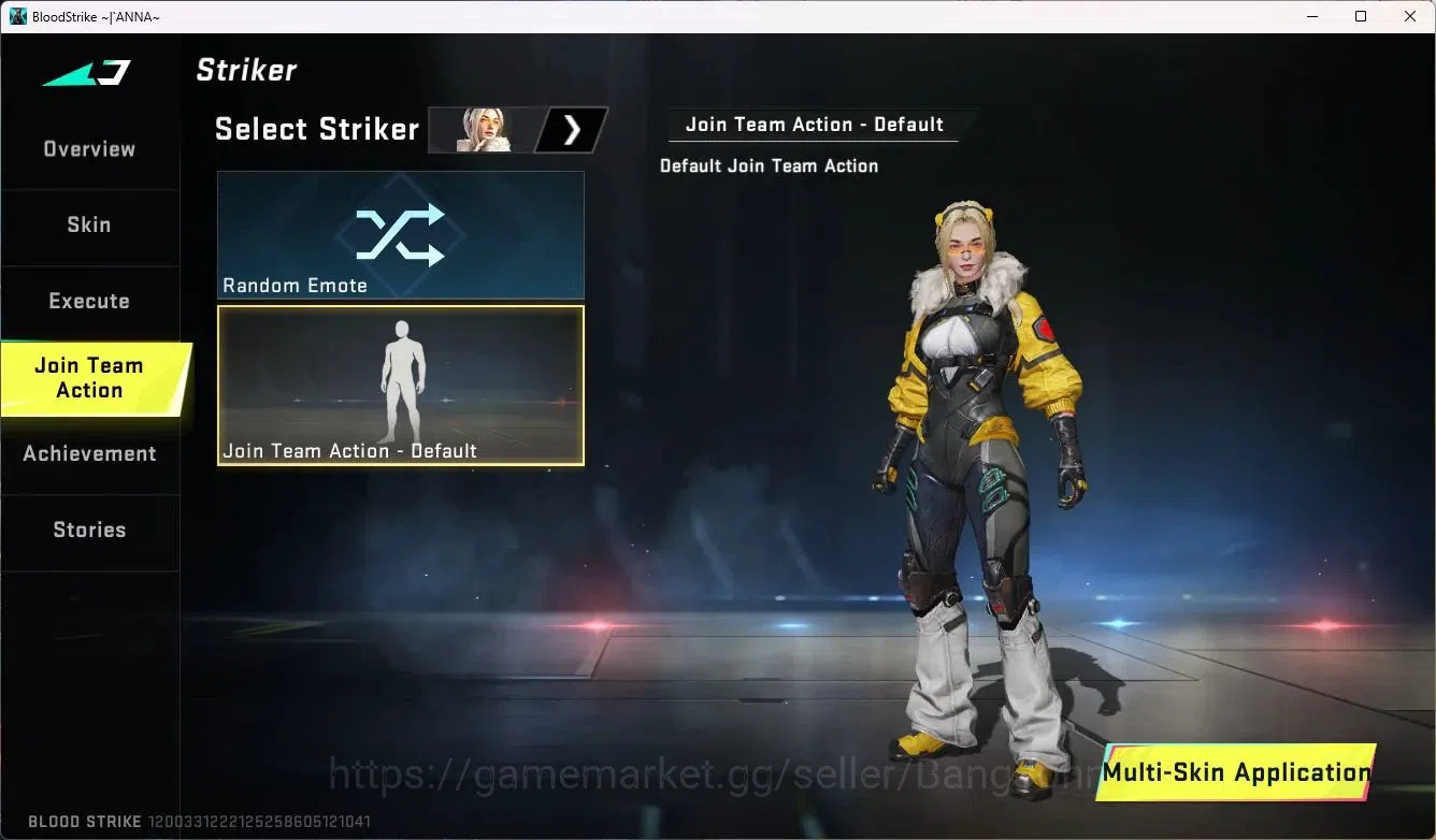 Blood Strike Accounts ASIA | Collab AK47-Sacred Axe Rhitta | Legendary M image 6