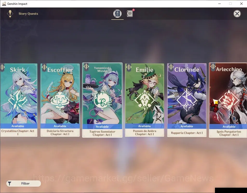 Genshin Impact Accounts ASIA|AR57|10 Limited+2(*5Weapon)|Skirk,Neuvilette, image 13