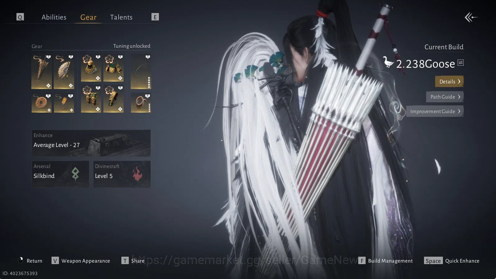 Where Winds Meet Accounts GLOBAL|Lv 85|GS 22k| Legend Mode | Limited Feather image 15