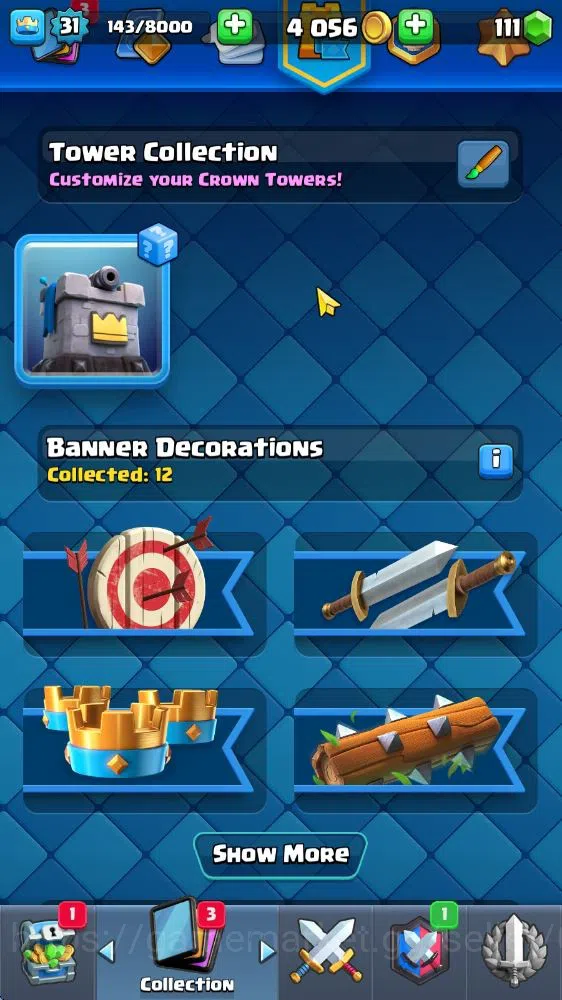 Clash Royale Accounts Midgame Lv 31|Trophy 5069|KTL 11|Limited Skin|Card 108| 5 EVO 17 Legendary 32 Epic 30 Rare 29 15