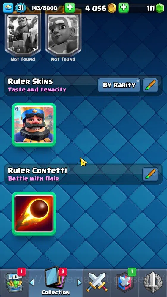 Clash Royale Accounts Midgame Lv 31|Trophy 5069|KTL 11|Limited Skin|Card 108| 5 EVO 17 Legendary 32 Epic 30 Rare 29 19