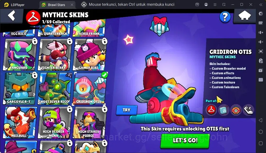 Brawl Stars Accounts Trophy 2900|30Brawler|4Max Hc(Shelly,Rico,Bo,[Edgar full Buffy]|1Legendary(Colt),1Mythic,6Epic 14