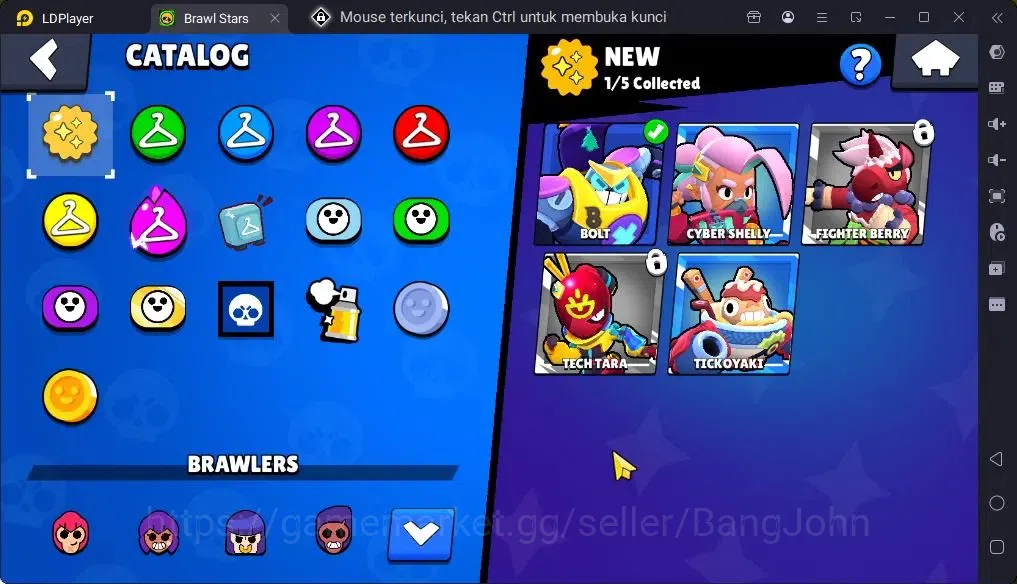 Brawl Stars Accounts Trophy 2900|30Brawler|4Max Hc(Shelly,Rico,Bo,[Edgar full Buffy]|1Legendary(Colt),1Mythic,6Epic 17