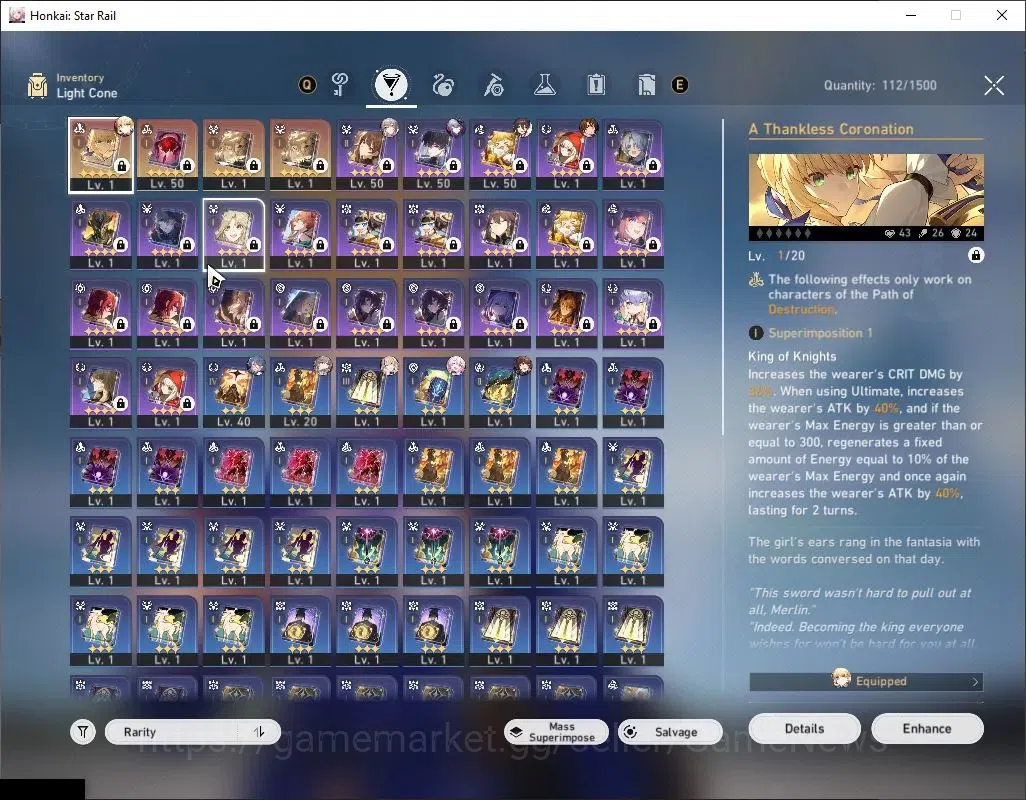 Honkai Star Rail Accounts Others ASIA |TL 40|1 Limited| Saber + Signature |1 Golden Comp|Amphoreus|Female MC|Take Mail|Check 5