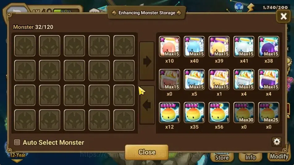 Summoners War: Sky Arena Accounts Starter GLOBAL Lv 40|Starter|1 LD [Seimei]|7 Total NB5[Josephine,Teshar,Nora,Etc]+14 11