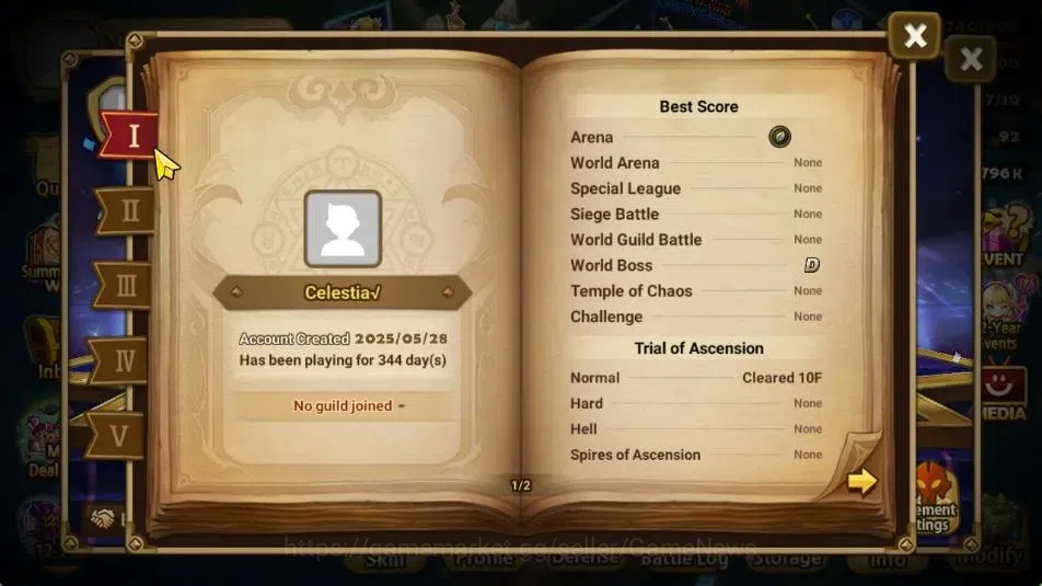 Summoners War: Sky Arena Accounts Starter GLOBAL Lv 40|Starter|1 LD [Seimei]|7 Total NB5[Josephine,Teshar,Nora,Etc]+14 3