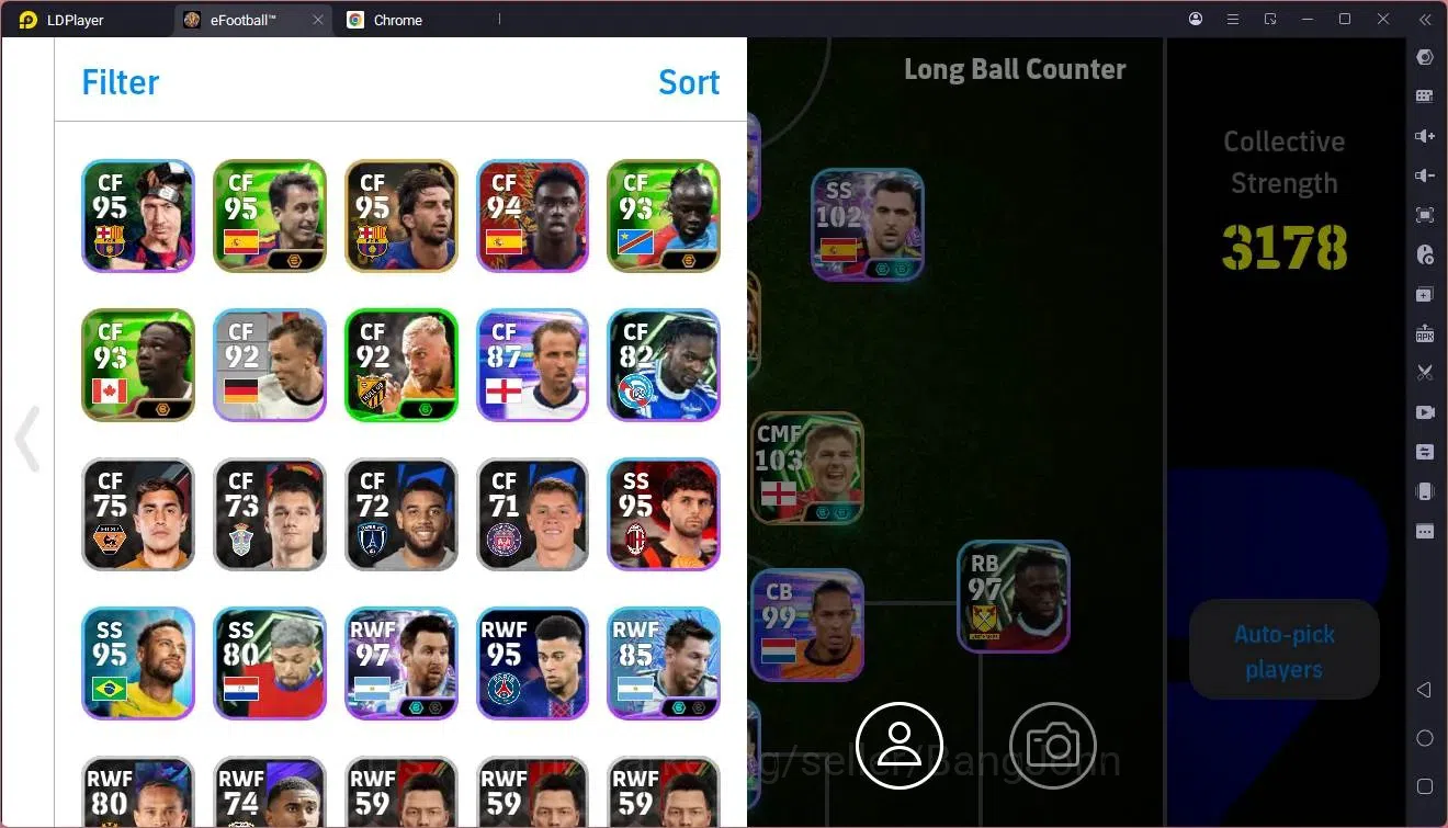 eFootball Accounts Legends & Iconic Players Mobile |PW 3178|Bigtime Messi 2007|Epic Gullit,Ronaldinho,Gerrard,Raul Etc|SHW 2