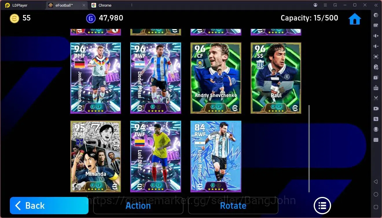 eFootball Accounts Legends & Iconic Players Mobile |PW 3178|Bigtime Messi 2007|Epic Gullit,Ronaldinho,Gerrard,Raul Etc|SHW 5