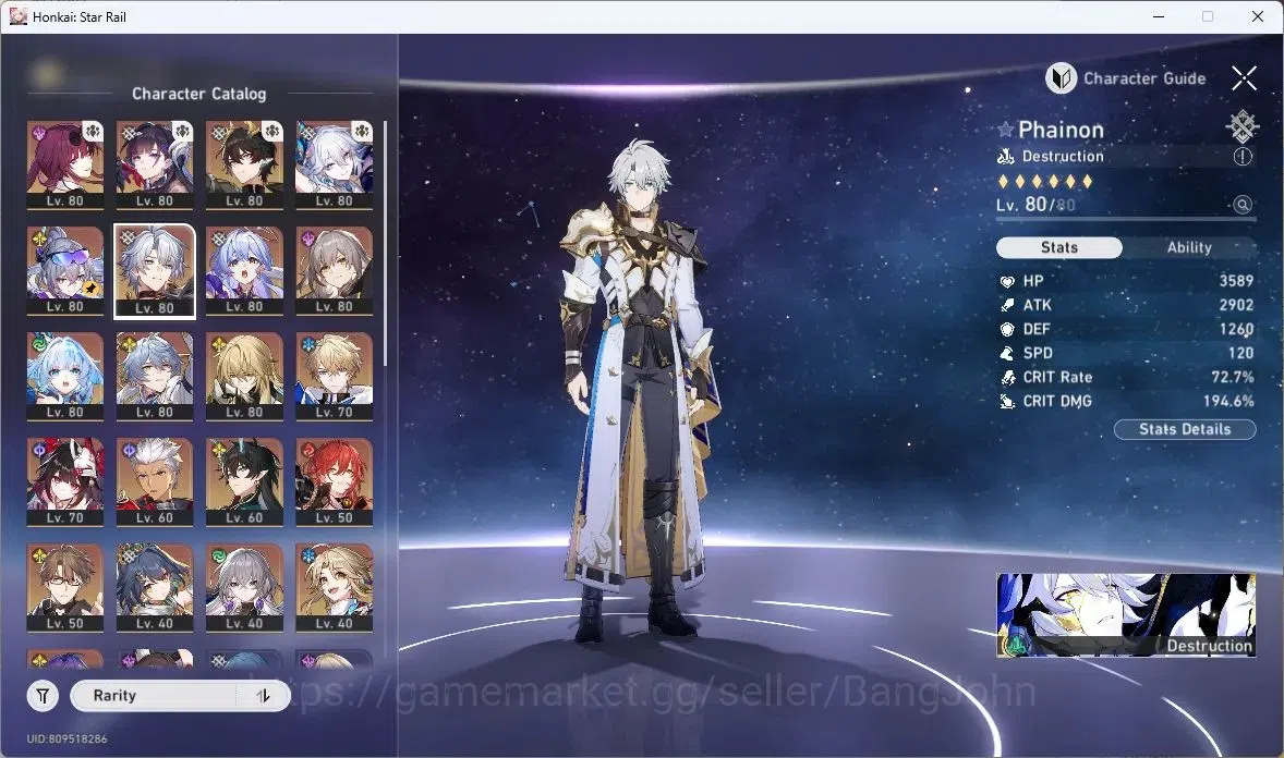 Honkai Star Rail Accounts ASIA | TL 68|Dan Heng PT+Sign|Kafka+Sign|Sparkle+S image 7