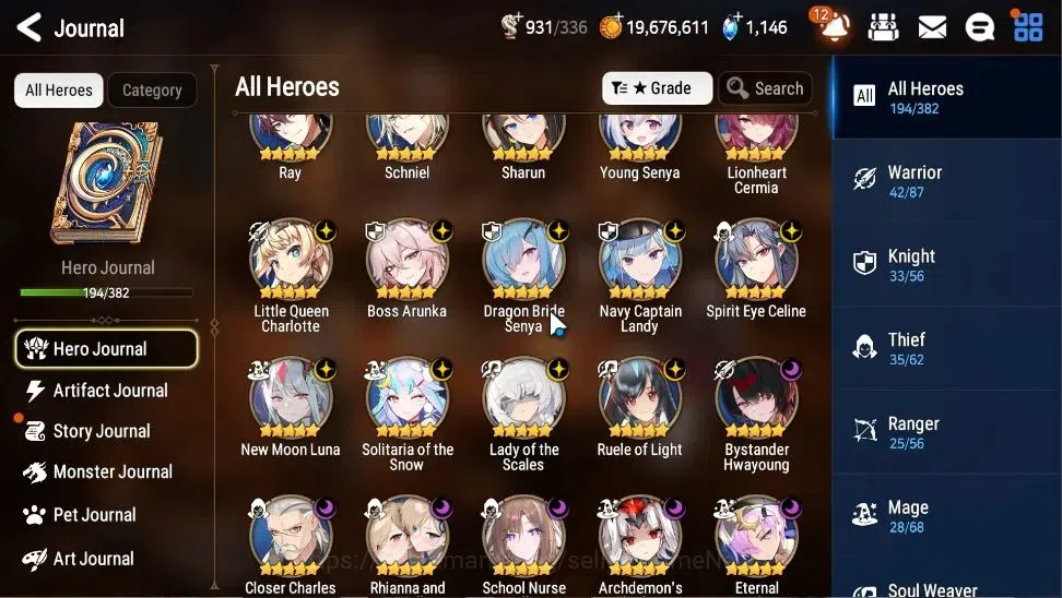Epic Seven Accounts GLOBAL|UnVerif|17 ML(Rhianna&Luciel[296 SPD],SN Yu image 10