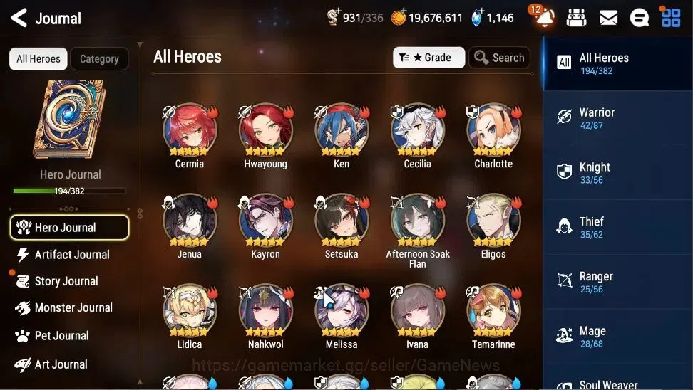 Epic Seven Accounts GLOBAL|UnVerif|17 ML(Rhianna&Luciel[296 SPD],SN Yu image 6