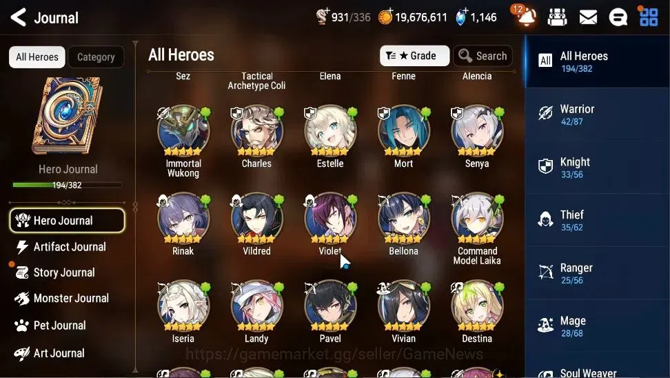 Epic Seven Accounts GLOBAL|UnVerif|17 ML(Rhianna&Luciel[296 SPD],SN Yu image 8