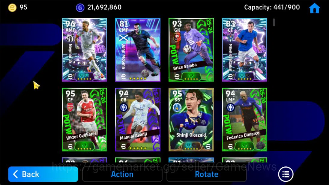 eFootball Accounts Mobile|Bullet Header(Darwin Nunez),Blitz Curler(Ne image 17